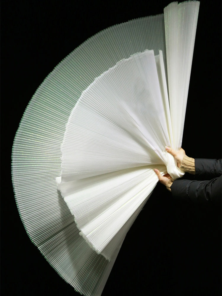 Bomng Brilliant Pearlescent Fabric Wedding Stage Decoration