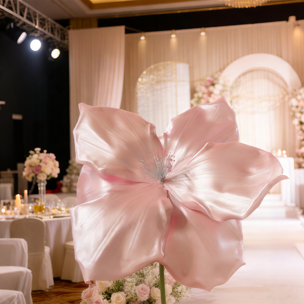 Bomng Iridescent Pearl Petal Blush Pink Premium Flower