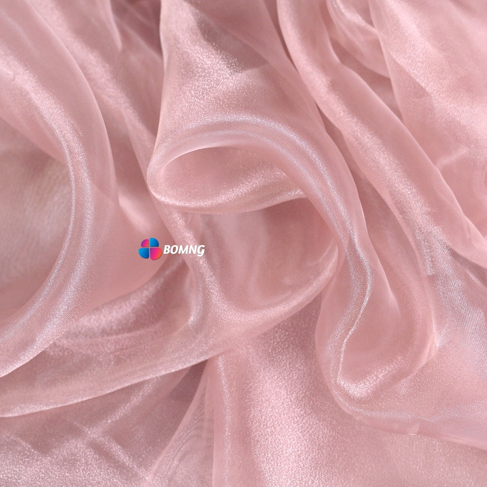 Bomng Grey Pink Phantom Mermaid Organza Wedding Decoration Fabric
