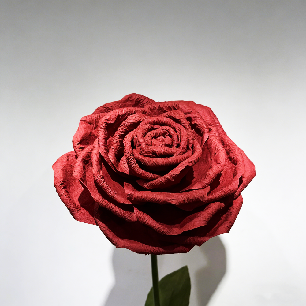 Bomng Blazing Crimson Rose Premium Flower