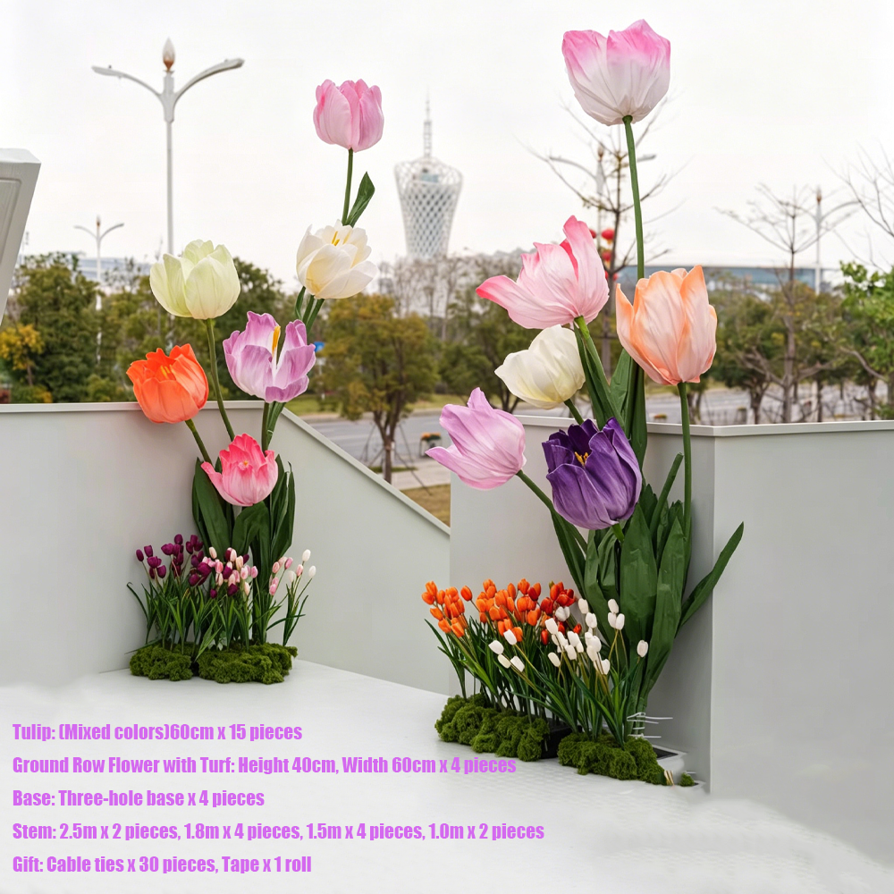 Bomng Tulip Ensemble Premium Decor - Set B