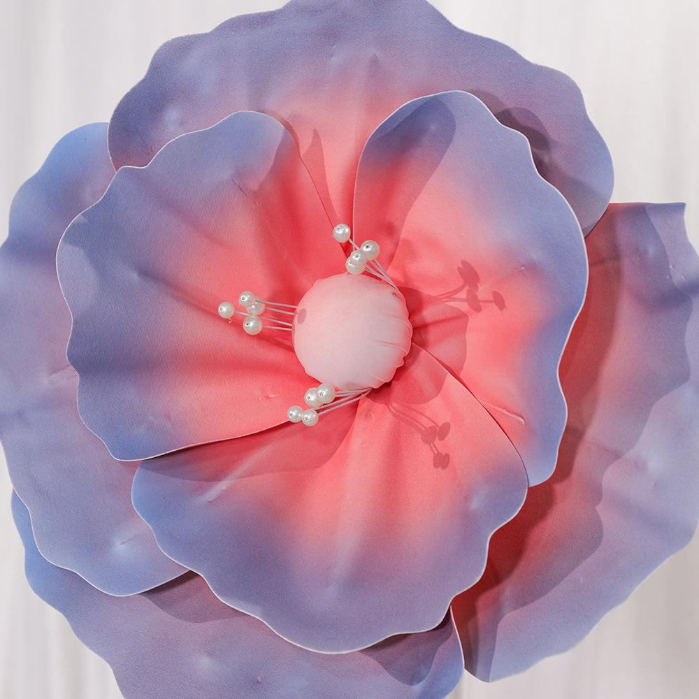 Bomng Dreamy Pink-Blue Gradient Pearl Premium Flower