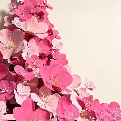 Bomng Valentine Light Pink Plum Blossom Premium Flower