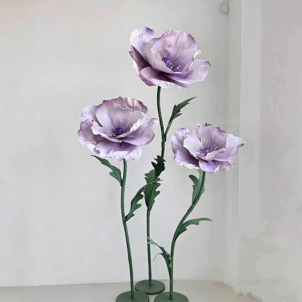 Bomng Luminous Sheer Poppy Premium Flower