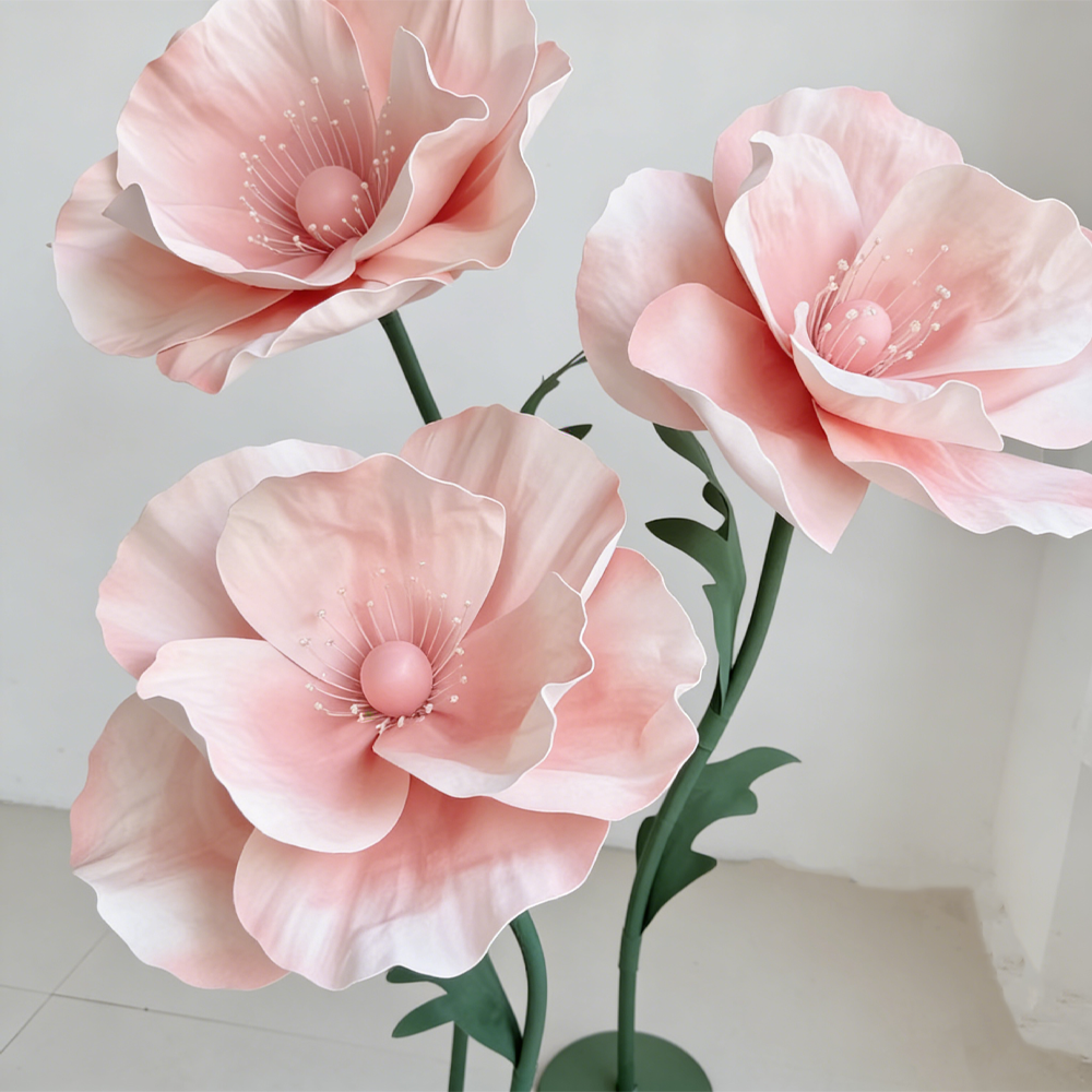 Bomng Luminous Sheer Poppy Premium Flower