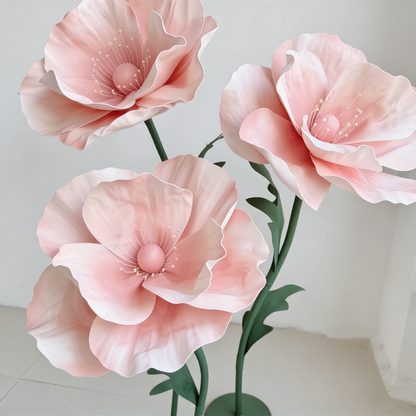 Bomng Luminous Sheer Poppy Premium Flower