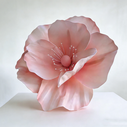 Bomng Luminous Sheer Poppy Premium Flower