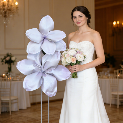 Bomng Iridescent Pearl Petal Premium Flower