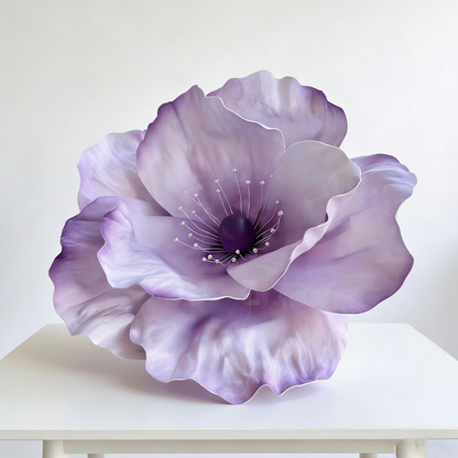 Bomng Luminous Sheer Poppy Premium Flower