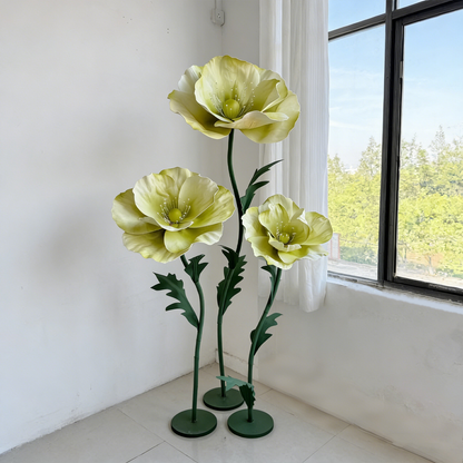 Bomng Luminous Sheer Poppy Premium Flower