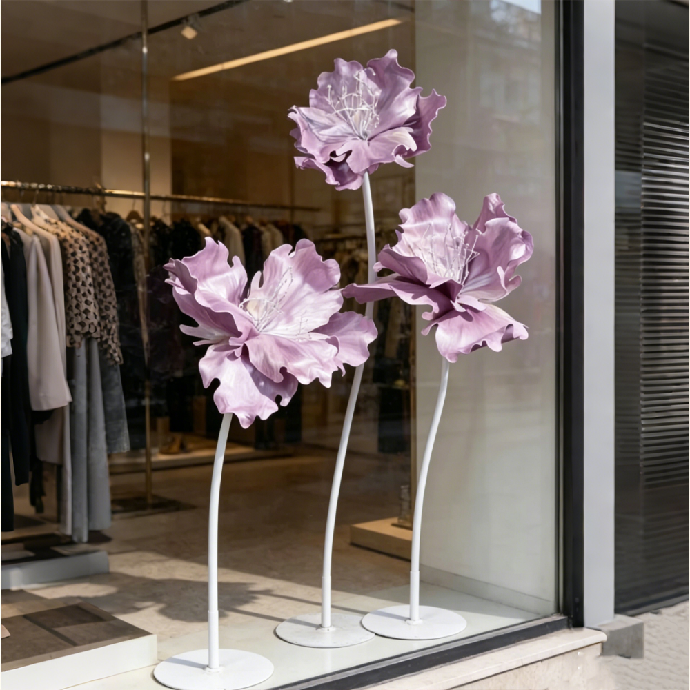 Bomng Dream Purple Iris Meadow Art Installation