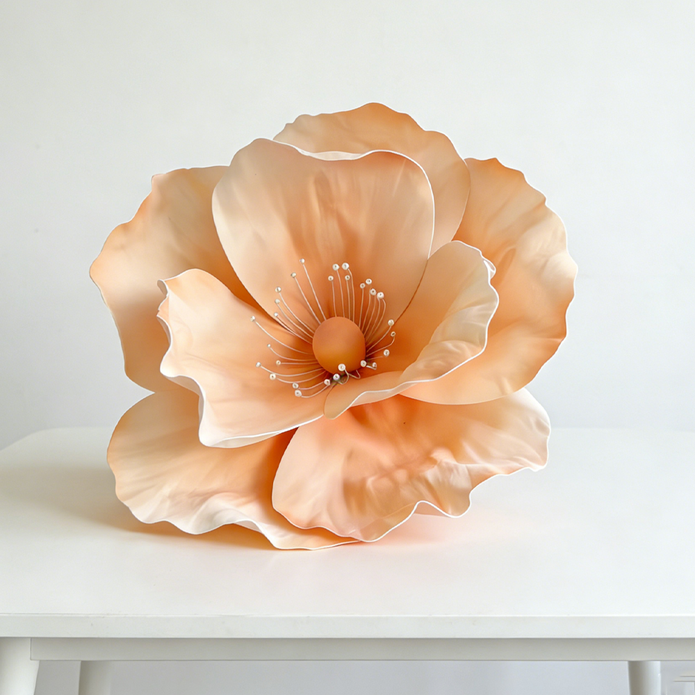 Bomng Luminous Poppy Orange Premium Flower