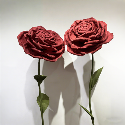 Bomng Blazing Crimson Rose Premium Flower