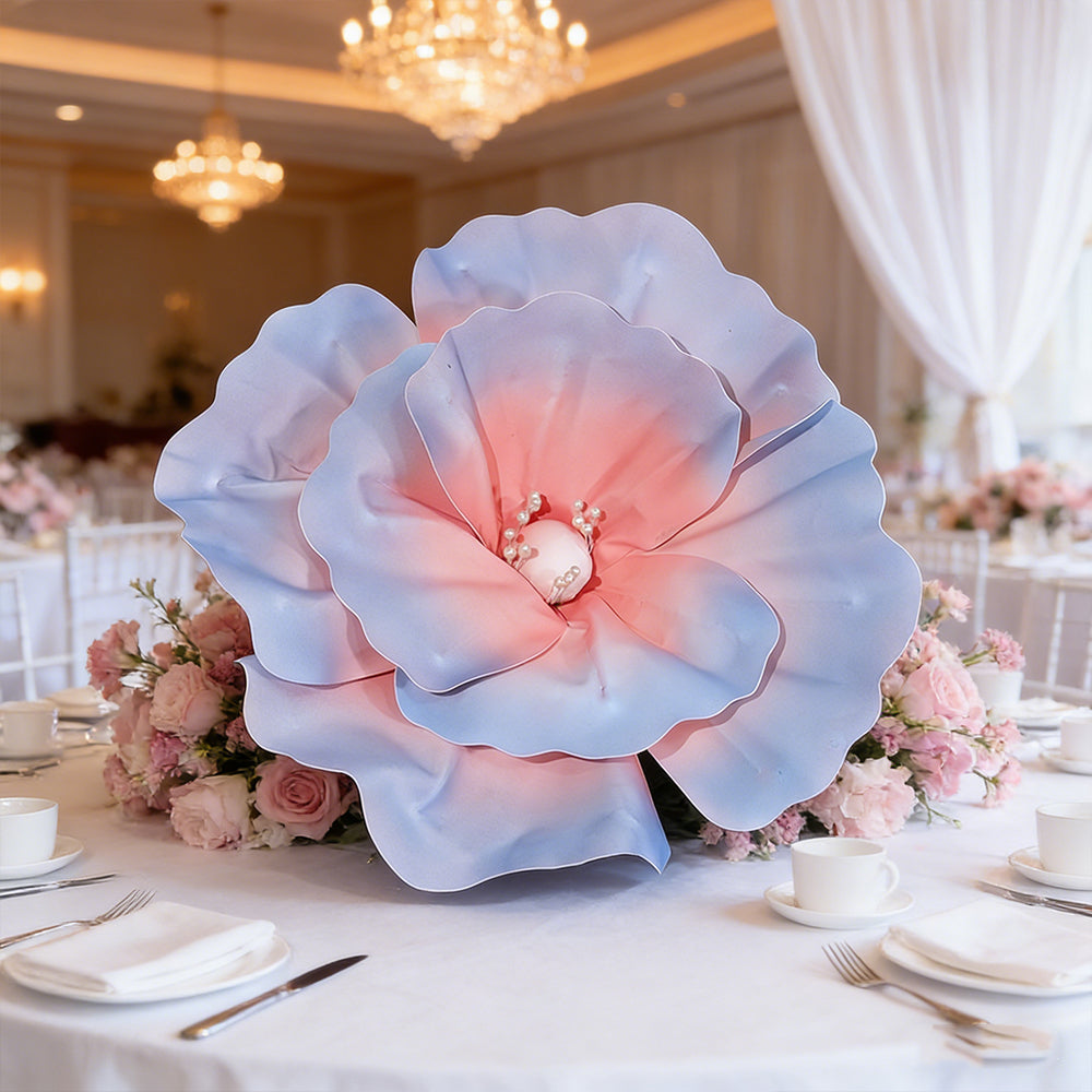 Bomng Dreamy Pink-Blue Gradient Pearl Premium Flower
