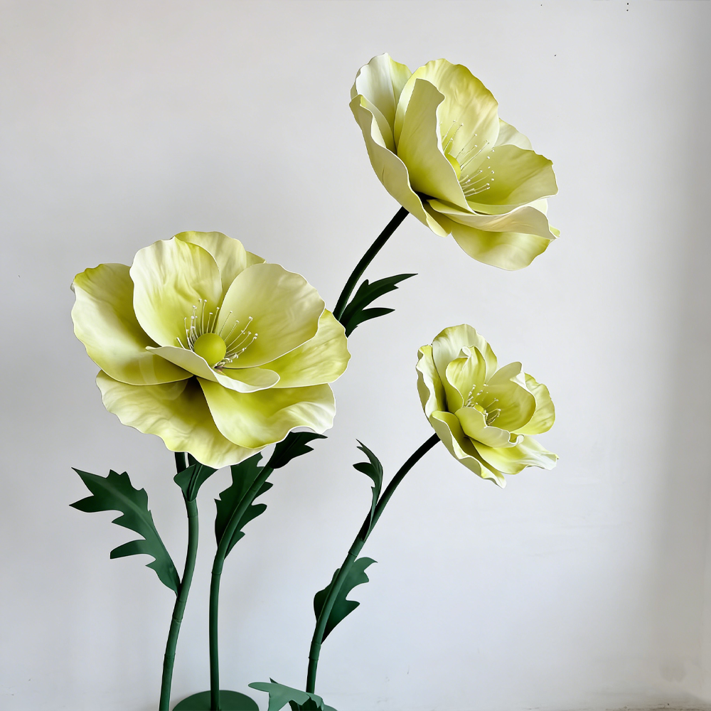 Bomng Luminous Sheer Poppy Premium Flower