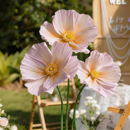 Bomng Ethereal Crepe Paper Poppy Art Installation