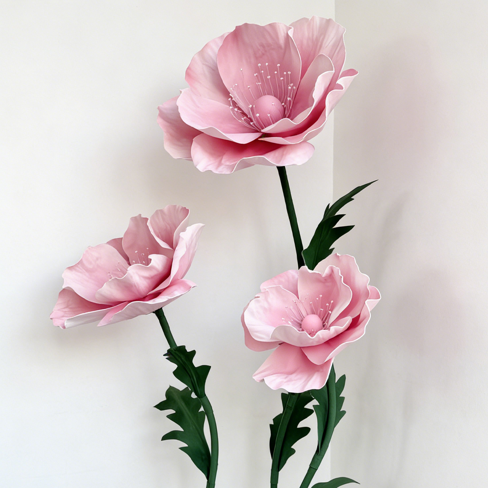 Bomng Luminous Poppy Pink Premium Flower