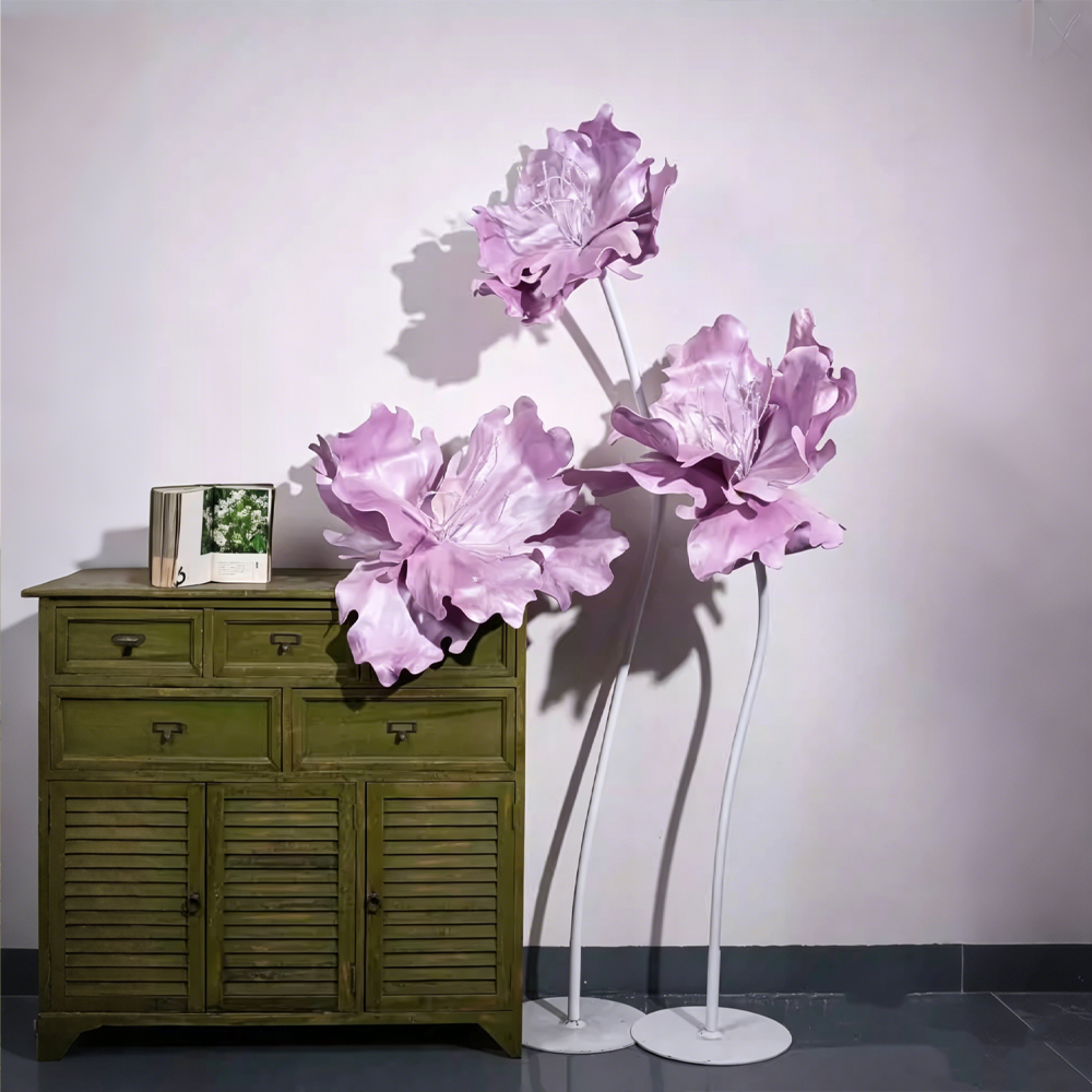 Bomng Dream Purple Iris Meadow Art Installation