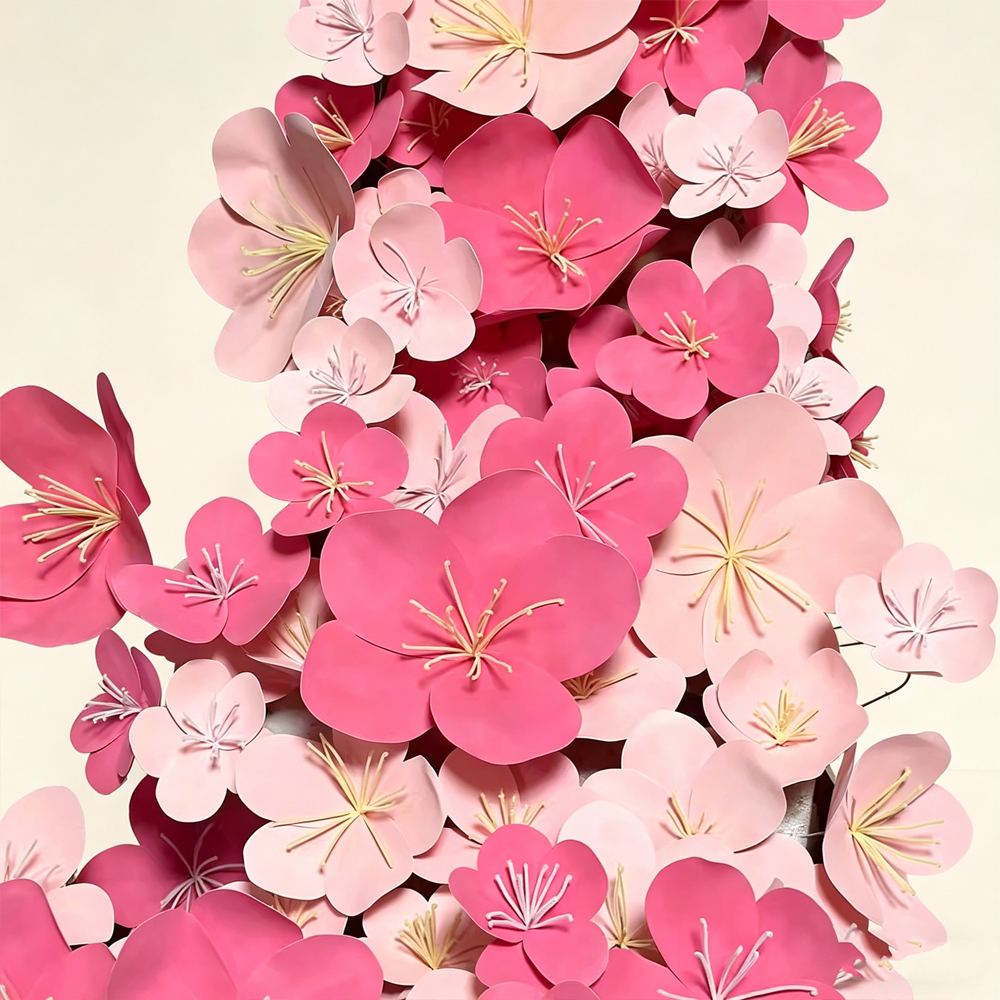 Bomng Valentine Light Pink Plum Blossom Premium Flower