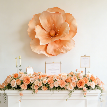 Bomng Luminous Poppy Orange Premium Flower