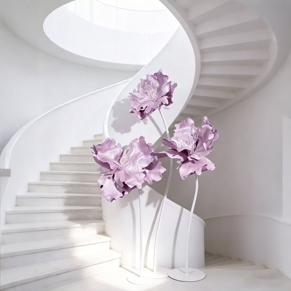 Bomng Dream Purple Iris Meadow Art Installation