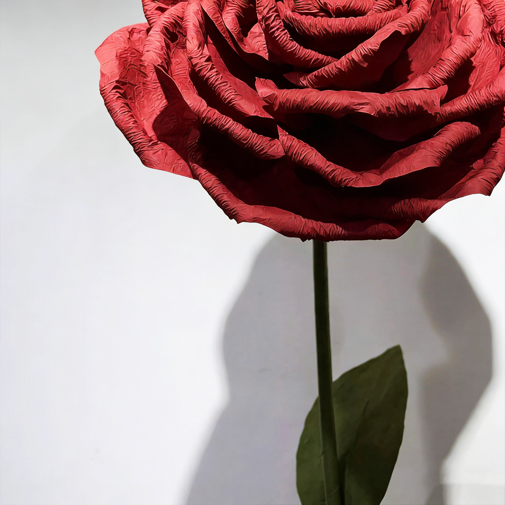 Bomng Blazing Crimson Rose Premium Flower
