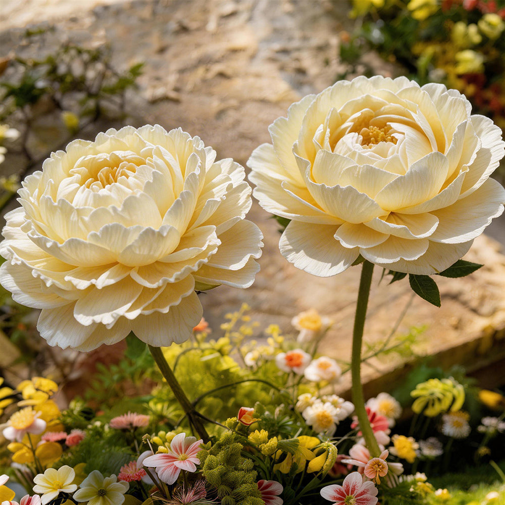 Bomng Imperial Cream Paper Peony Premium Flower