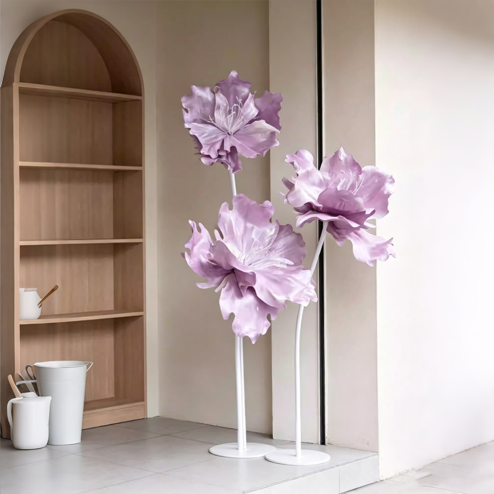 Bomng Dream Purple Iris Meadow Art Installation