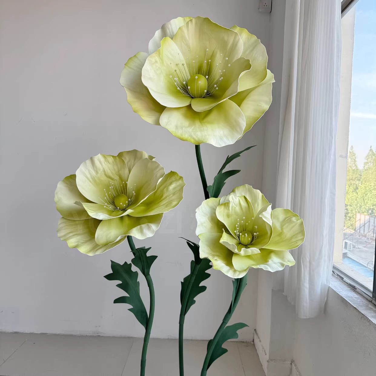Bomng Luminous Sheer Poppy Premium Flower