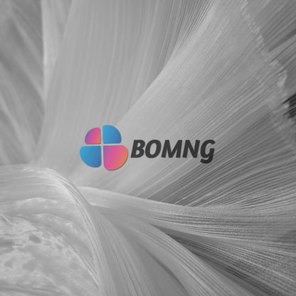 Bomng White Glossy Pleated Texture Wedding Dress Styling Fabric
