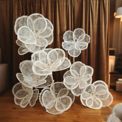 Bomng Artisan Lace Orchid Art Installation