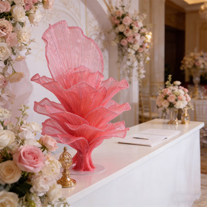 Bomng Airy Rose Red Veil Eternal Table Flower