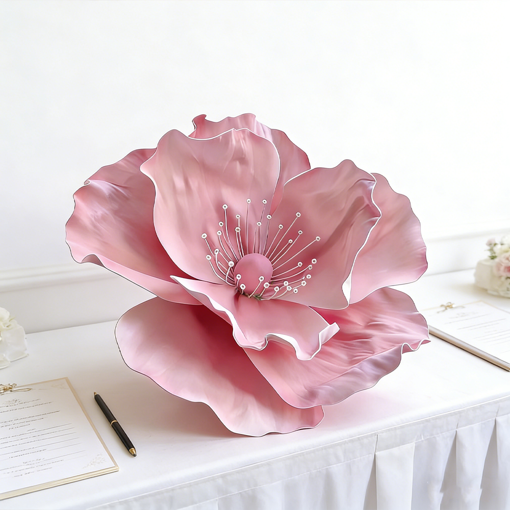 Bomng Luminous Poppy Pink Premium Flower