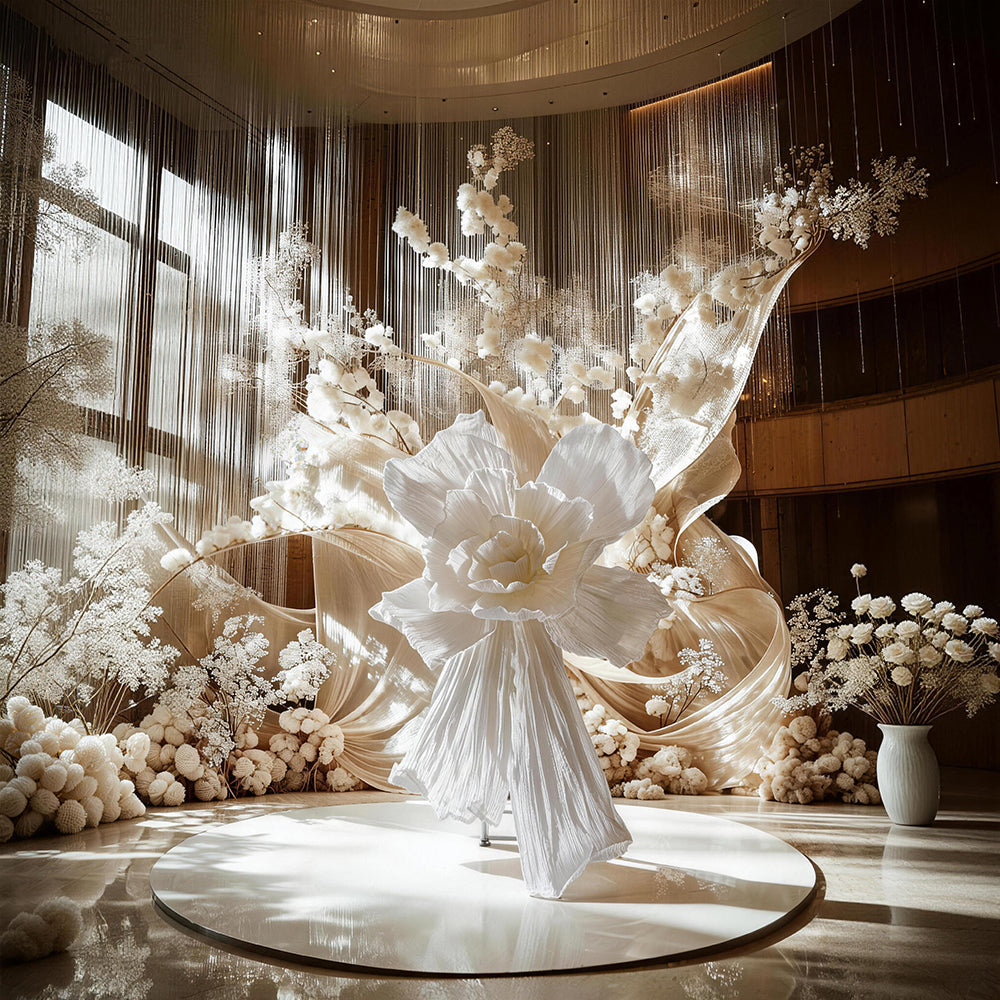 Bomng Couture Crinkle Art Installation