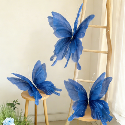 Bomng Delicate Dark Blue Drift Art Accent