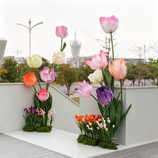 Bomng Tulip Ensemble Premium Decor