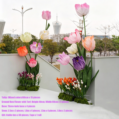 Bomng Tulip Ensemble Premium Decor - Set B