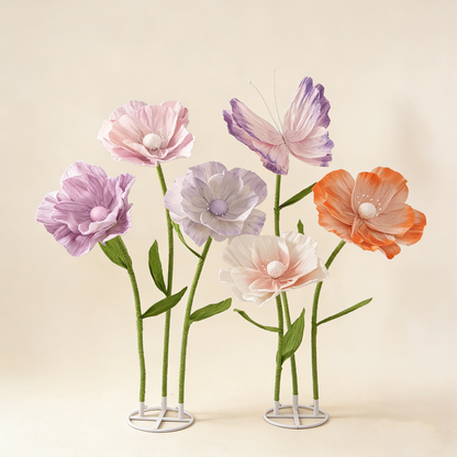 Bomng Floralis Set B Poppy Premium Flower
