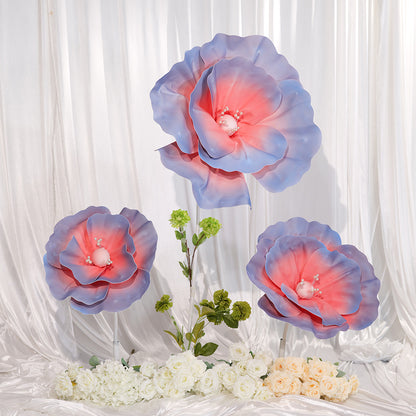 Bomng Dreamy Pink-Blue Gradient Pearl Premium Flower