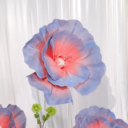Bomng Dreamy Pink-Blue Gradient Pearl Premium Flower