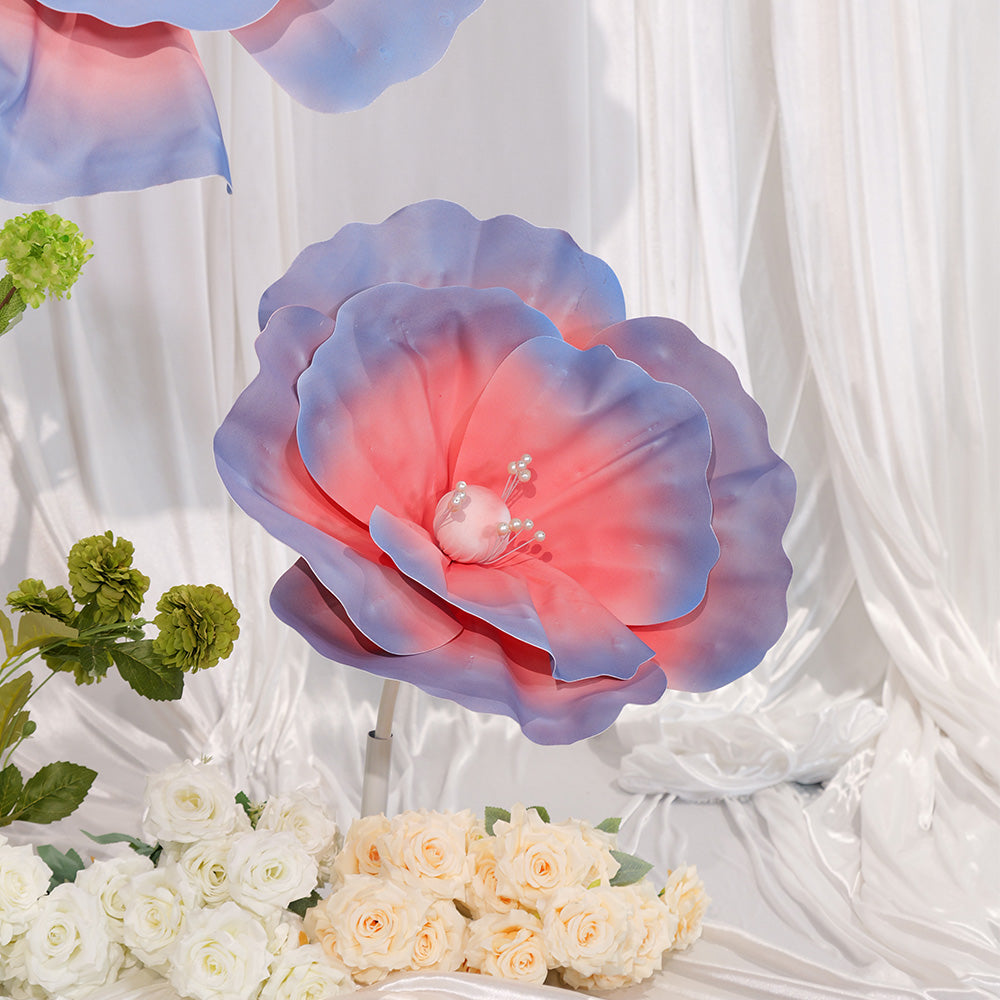 Bomng Dreamy Pink-Blue Gradient Pearl Premium Flower