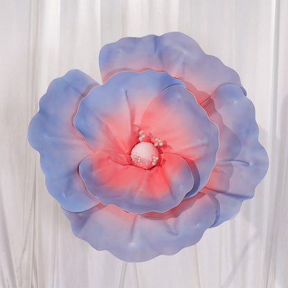 Bomng Dreamy Pink-Blue Gradient Pearl Premium Flower