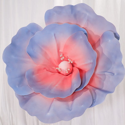 Bomng Dreamy Pink-Blue Gradient Pearl Premium Flower