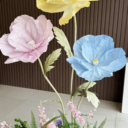 Bomng Luxe Couture Ruffled Poppy Art Installation – Sunny Trio Set