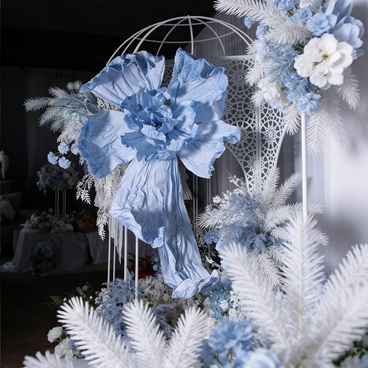 Bomng Couture Crinkle Blue Art Installation