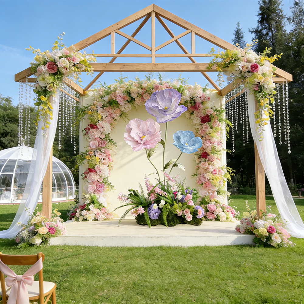 Bomng Luxe Couture Ruffled Poppy Art Installation – Dreamy Trio Set